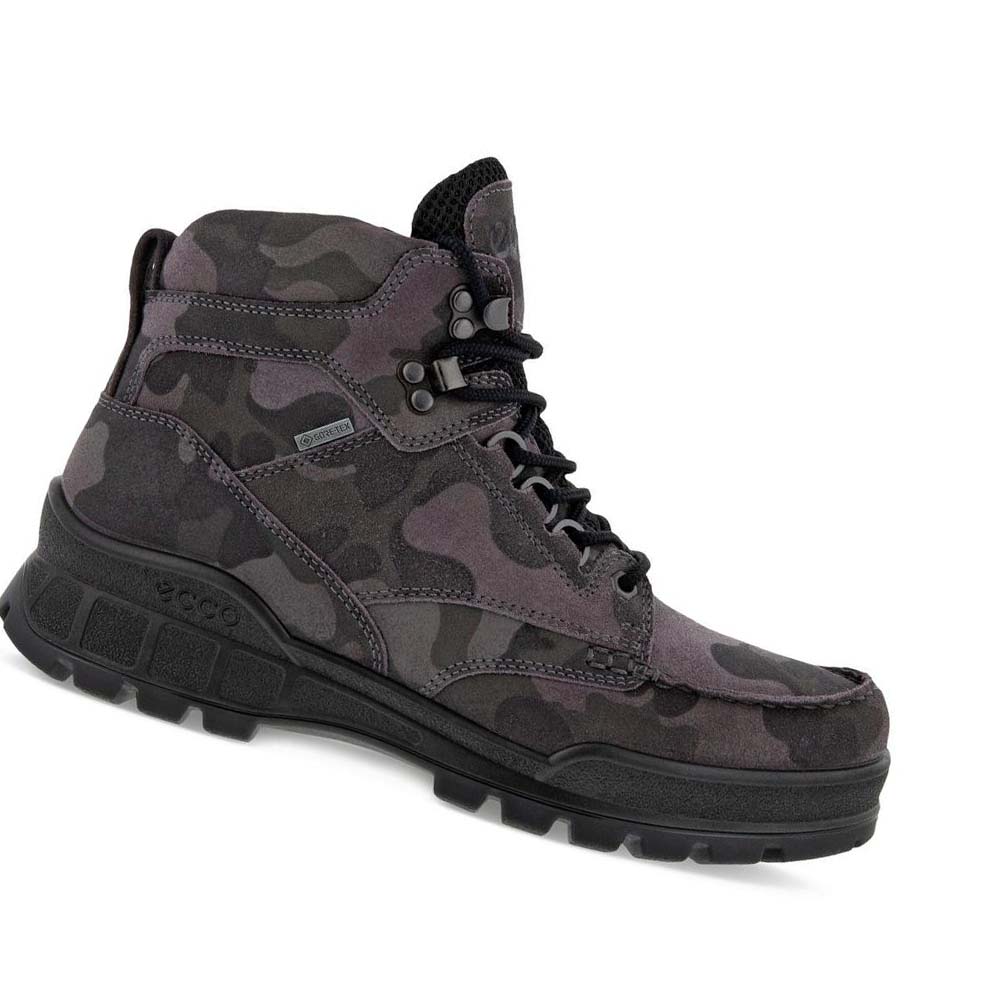 Férfi Ecco Pálya 25 Camo Gtx Pl Csizma Szürke | HU 451RVD